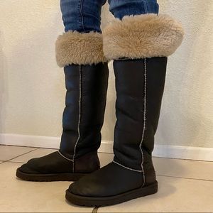 UGG Over the Knee Button Bailey Boots